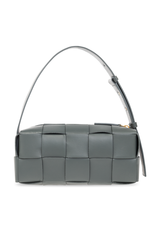 【関税&送料込】Bottega Veneta Brick Cassette Small Shoulder Bottega Veneta Brick Cassette Shoulder Bag Small Light Brown